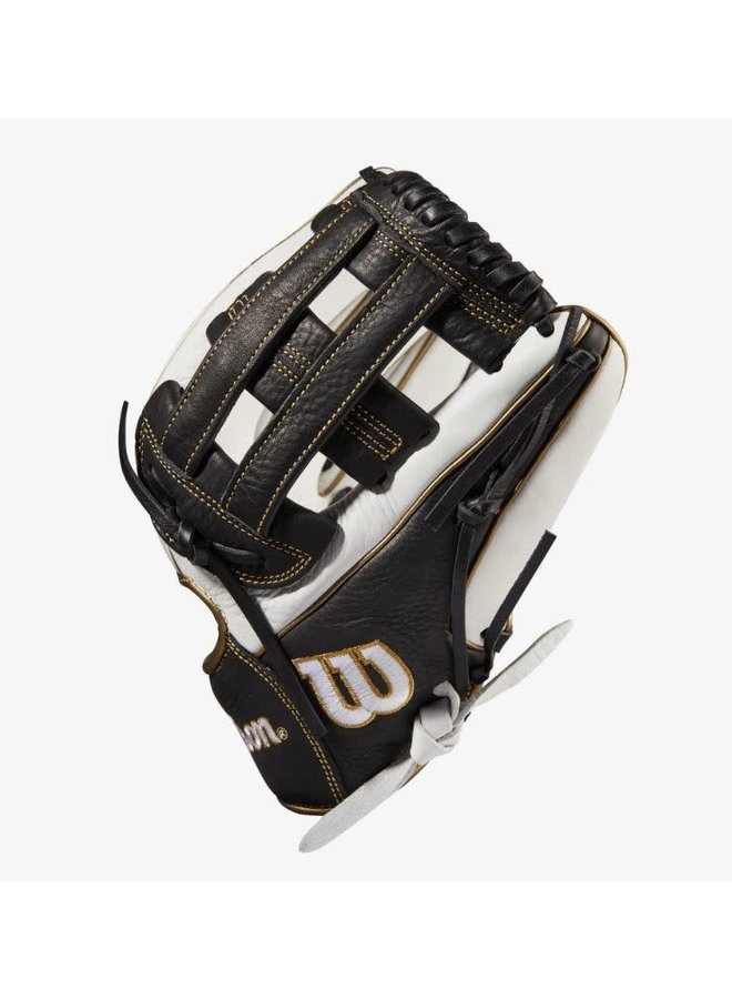 Wilson A1000 Fastpitch IF12 12 White/White/Black & Blonde Wilson A1000 Fastpitch IF12 12 White/White/Black & Blonde -Wilson Shop wilson wilson a1000 fastpitch if12 12 white white 1
