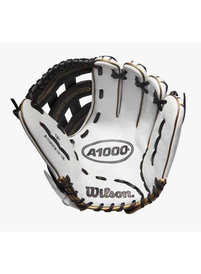 Wilson A1000 Fastpitch IF12 12 White/White/Black & Blonde Wilson A1000 Fastpitch IF12 12 White/White/Black & Blonde -Wilson Shop wilson wilson a1000 fastpitch if12 12 white white 3