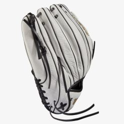 Wilson A1000 Fastpitch Outfield/Pitcher's Glove V125 12.5 White/White/Black & Blonde -Wilson Shop wilson wilson a1000 fastpitch outfield pitchers gl 2