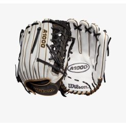 Wilson A1000 Fastpitch T125 LHT 12.5 White/White/Black & Blonde 4 Wilson A1000 Fastpitch T125 LHT 12.5 White/White/Black & Blonde -Wilson Shop wilson wilson a1000 fastpitch t125 lht 125 white w 4