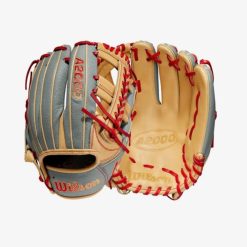 Wilson A2000 1785SS Grey/Blonde/Red 11.75 -Wilson Shop wilson wilson a2000 1785ss grey blonde red 1175 3