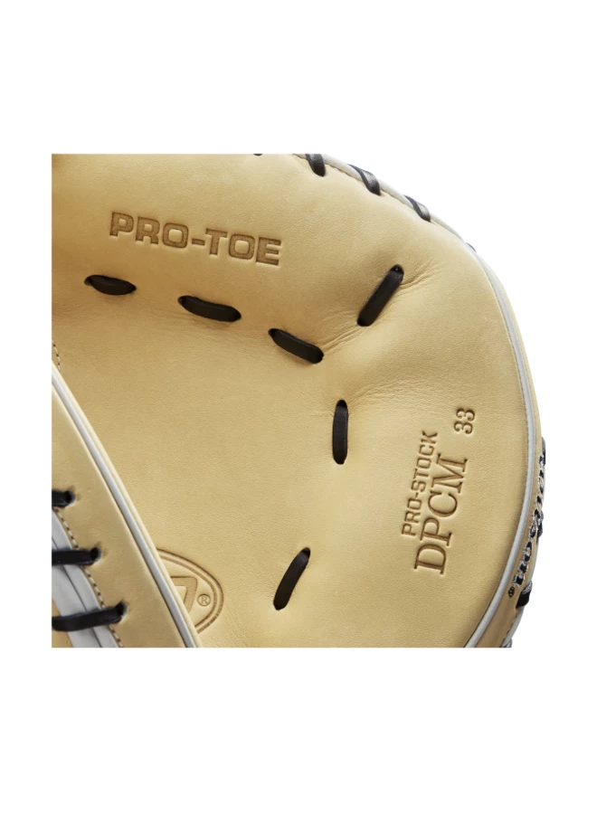 Wilson A2000 CM33 (C) 33 Blonde/Blonde/Black Catchers Mitt - Image 3