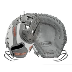 Wilson A2000 Fastpitch FP1B W/SuperSkin (1B) 12 Grey/White SS/Grey
