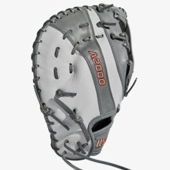 Wilson A2000 Fastpitch FP1B W/SuperSkin (1B) LHT 12 Grey/White SS/Grey 9 Wilson A2000 Fastpitch FP1B W/SuperSkin (1B) LHT 12 Grey/White SS/Grey -Wilson Shop wilson wilson a2000 fastpitch fp1b w superskin 1b 9