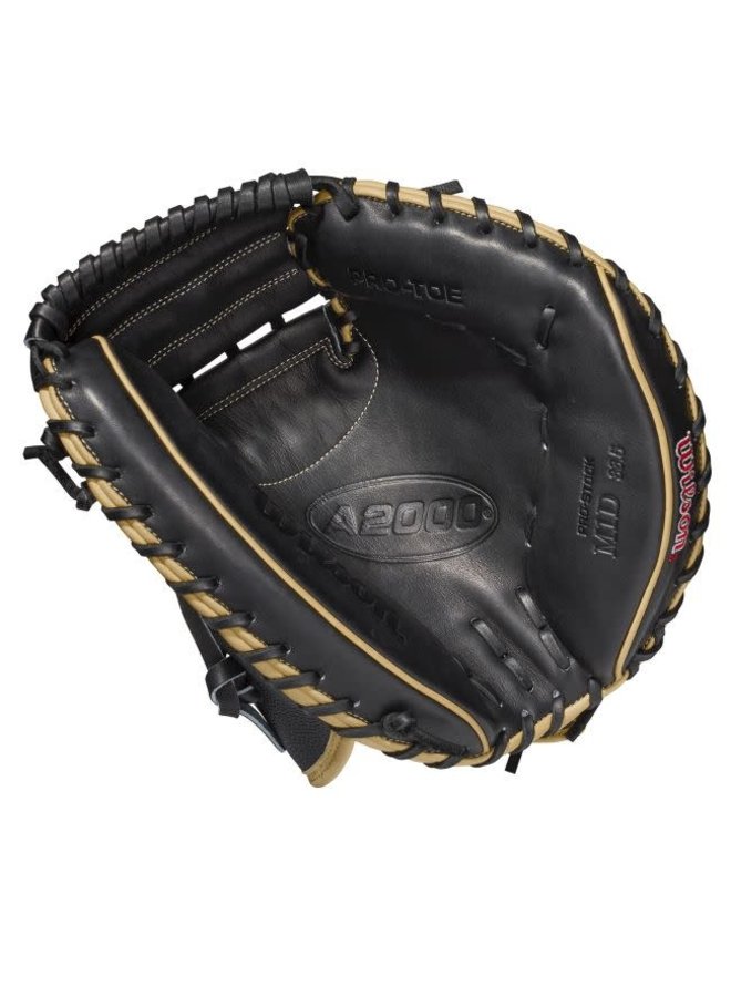 Wilson A2000 M1D BLK/BLKSS BLACK/Blond 33.5 Catchers Mitt Wilson A2000 M1D BLK/BLKSS BLACK/Blond 33.5 Catchers Mitt -Wilson Shop wilson wilson a2000 m1d blk blkss black blond 335 1