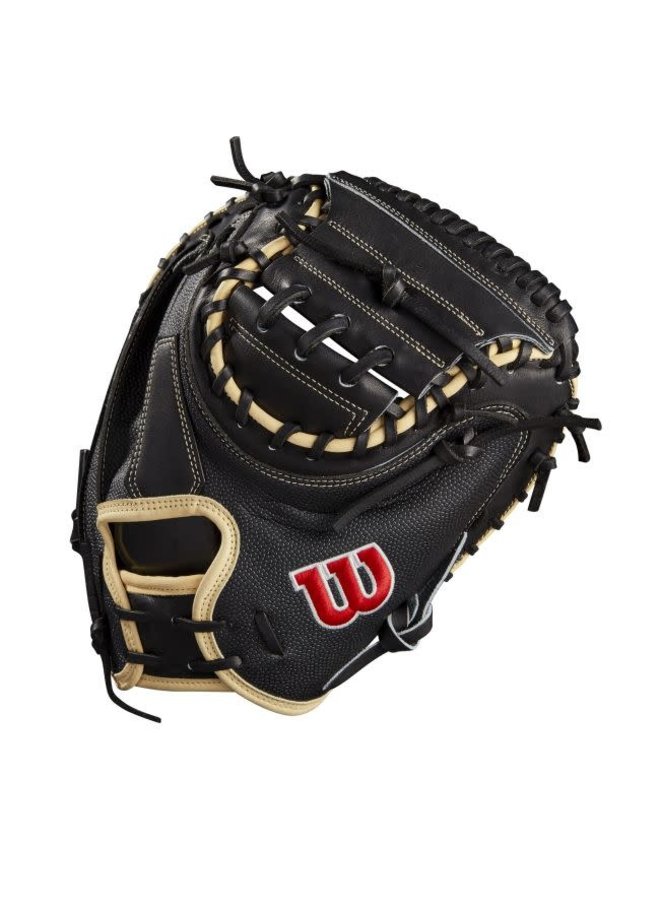 Wilson A2000 M1D BLK/BLKSS BLACK/Blond 33.5 Catchers Mitt Wilson A2000 M1D BLK/BLKSS BLACK/Blond 33.5 Catchers Mitt -Wilson Shop wilson wilson a2000 m1d blk blkss black blond 335 2