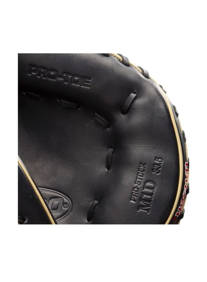 Wilson A2000 M1D BLK/BLKSS BLACK/Blond 33.5 Catchers Mitt Wilson A2000 M1D BLK/BLKSS BLACK/Blond 33.5 Catchers Mitt -Wilson Shop wilson wilson a2000 m1d blk blkss black blond 335 6