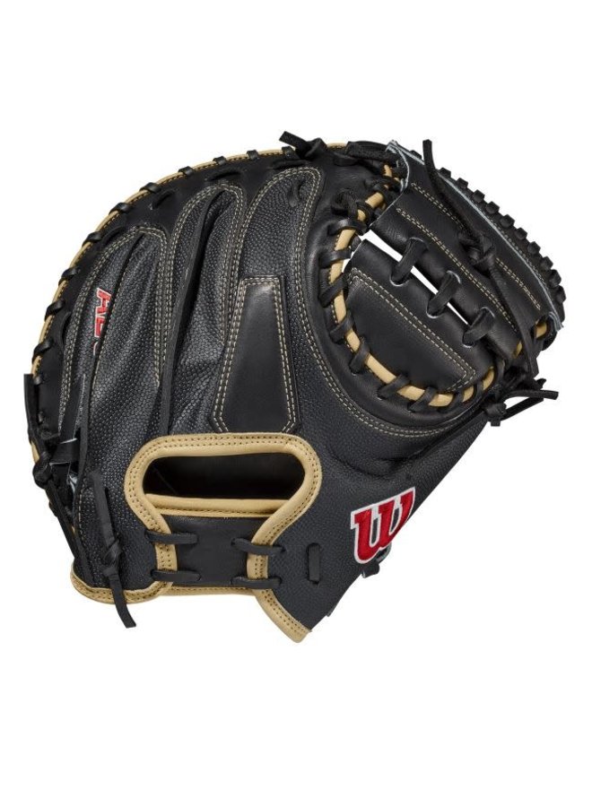 Wilson A2000 M1D BLK/BLKSS BLACK/Blond 33.5 Catchers Mitt Wilson A2000 M1D BLK/BLKSS BLACK/Blond 33.5 Catchers Mitt -Wilson Shop wilson wilson a2000 m1d blk blkss black blond 335