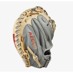 Wilson A2000 PF33SS Grey/Blonde 33-inch Catcher's Mitt 2 Wilson A2000 PF33SS Grey/Blonde 33-inch Catcher's Mitt -Wilson Shop wilson wilson a2000 pf33ss grey blonde 33 inch cat 2