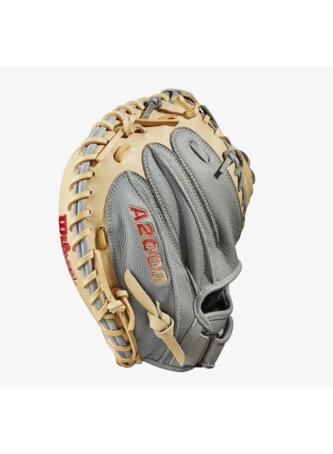 Wilson A2000 PF33SS Grey/Blonde 33-inch Catcher's Mitt Wilson A2000 PF33SS Grey/Blonde 33-inch Catcher's Mitt -Wilson Shop wilson wilson a2000 pf33ss grey blonde 33 inch cat 2