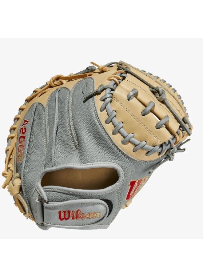 Wilson A2000 PF33SS Grey/Blonde 33-inch Catcher's Mitt Wilson A2000 PF33SS Grey/Blonde 33-inch Catcher's Mitt -Wilson Shop wilson wilson a2000 pf33ss grey blonde 33 inch cat