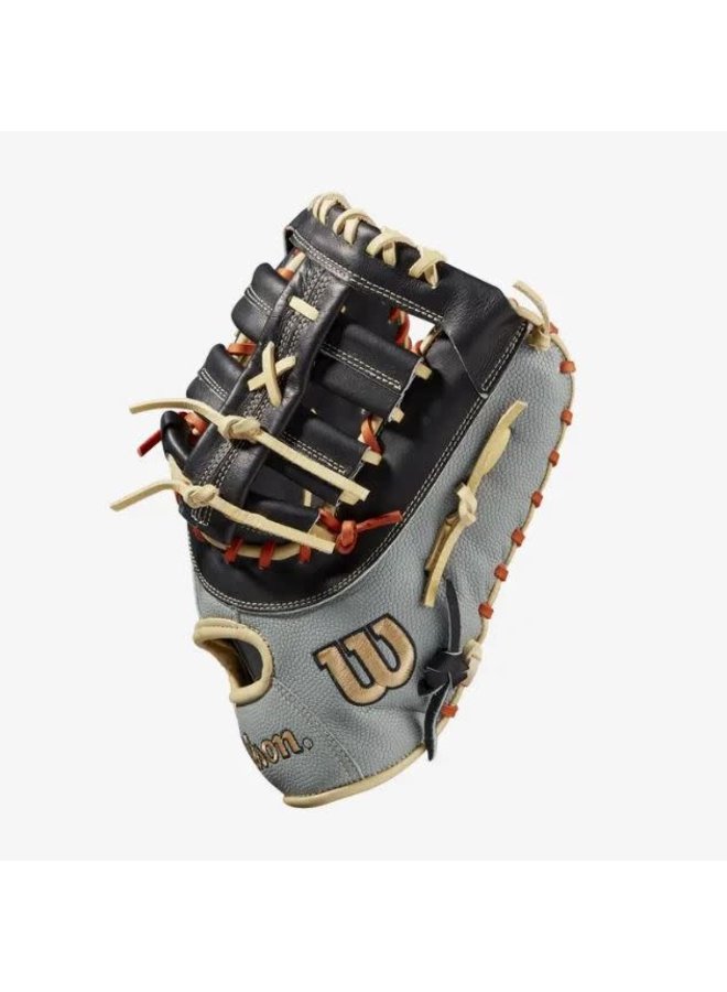 Wilson A2000 SuperSkin 1620 (1B) LHT 12.5 Black/Grey SS/Blonde 2 Wilson A2000 SuperSkin 1620 (1B) LHT 12.5 Black/Grey SS/Blonde - Image 2