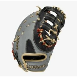 Wilson A2000 SuperSkin 1620 (1B) LHT 12.5 Black/Grey SS/Blonde