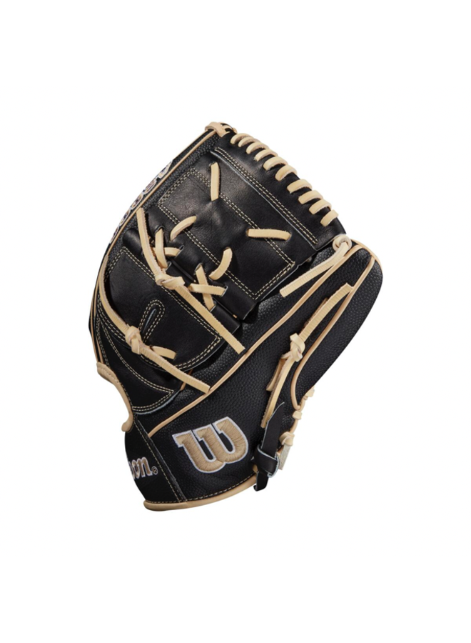 Wilson A2000 SuperSkin B2 (P) 12 Black/BlackSS/Blonde Wilson A2000 SuperSkin B2 (P) 12 Black/BlackSS/Blonde -Wilson Shop wilson wilson a2000 superskin b2 p 12 black blacks 2