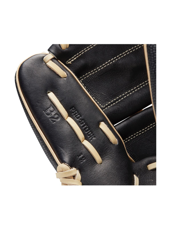 Wilson A2000 SuperSkin B2 (P) 12 Black/BlackSS/Blonde Wilson A2000 SuperSkin B2 (P) 12 Black/BlackSS/Blonde -Wilson Shop wilson wilson a2000 superskin b2 p 12 black blacks 7