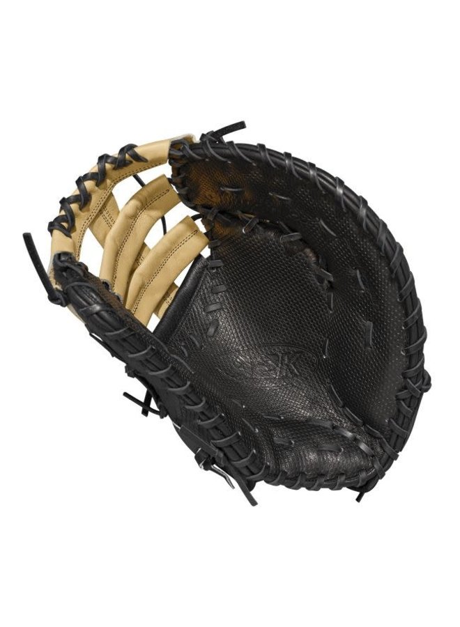 Wilson A2K Jose Abreu Game Model (1B) LHT 12.5 Black/Black SuperSS/Blonde 2 Wilson A2K Jose Abreu Game Model (1B) LHT 12.5 Black/Black SuperSS/Blonde - Image 2