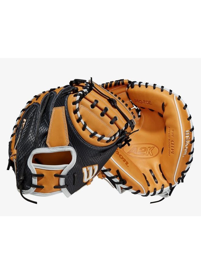 Wilson A2K M1D w/SuperSnakeSkin™ (C) 33.5-inch Catchers Mitt Wilson A2K M1D W/SuperSnakeSkin™ (C) 33.5-inch Catchers Mitt -Wilson Shop wilson wilson a2k m1d w supersnakeskin c 335 inch 7