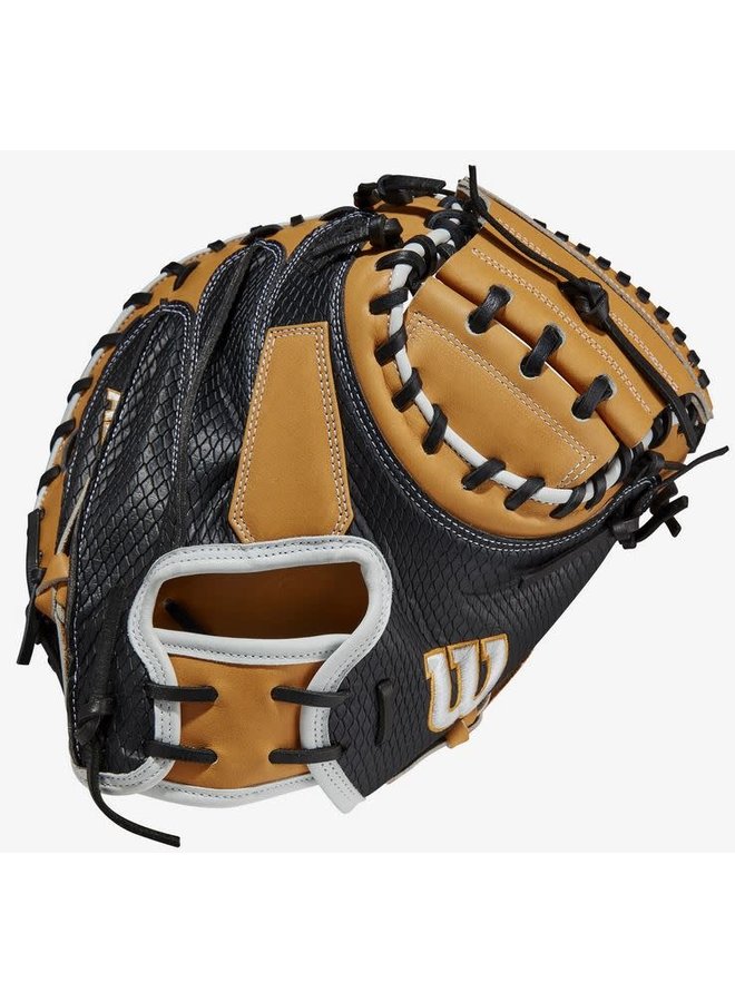 Wilson A2K M1D w/SuperSnakeSkin™ (C) 33.5-inch Catchers Mitt Wilson A2K M1D W/SuperSnakeSkin™ (C) 33.5-inch Catchers Mitt -Wilson Shop wilson wilson a2k m1d w supersnakeskin c 335 inch