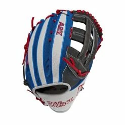 Wilson A2K Mookie Betts Game Model (OF) LHT 12.5 Black/White SS/Royal/Red