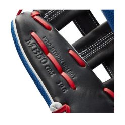 Wilson A2K Mookie Betts Game Model (OF) LHT 12.5 Black/White SS/Royal/Red -Wilson Shop wilson wilson a2k mookie betts game model of lht 1 5