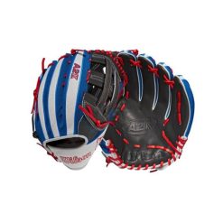 Wilson A2K Mookie Betts Game Model (OF) LHT 12.5 Black/White SS/Royal/Red -Wilson Shop wilson wilson a2k mookie betts game model of lht 1 7