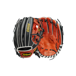 Wilson A500 Baseball 11.5" 11.5 Copper/Black/White -Wilson Shop wilson wilson a500 baseball 115 115 copper black w 2