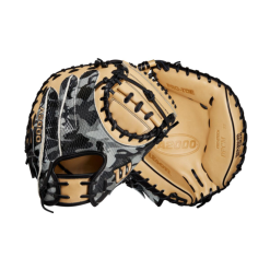 Wilson Glove Of The Month October 2022 CM33 Black Camo/Blonde 33" RHT Catchers Mitt 3 Wilson Glove Of The Month October 2022 CM33 Black Camo/Blonde 33" RHT Catchers Mitt -Wilson Shop wilson wilson glove of the month october 2022 cm33 1