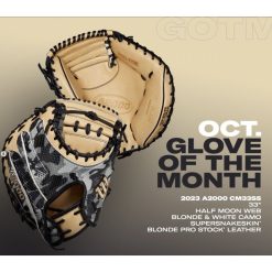 Wilson Glove Of The Month October 2022 CM33 Black Camo/Blonde 33" RHT Catchers Mitt
