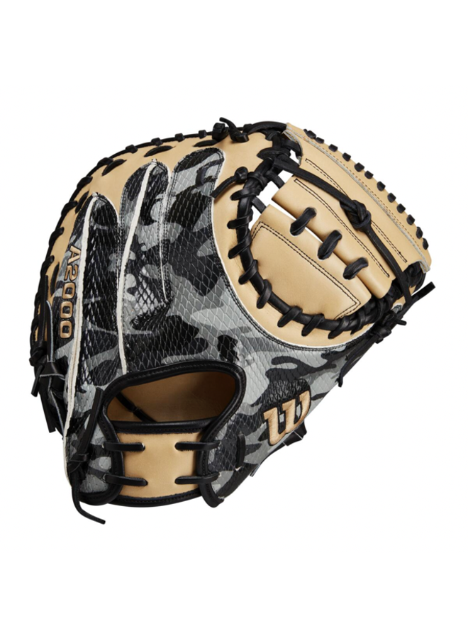 Wilson Glove of the Month October 2022 CM33 Black Camo/Blonde 33" RHT Catchers Mitt Wilson Glove Of The Month October 2022 CM33 Black Camo/Blonde 33" RHT Catchers Mitt -Wilson Shop wilson wilson glove of the month october 2022 cm33
